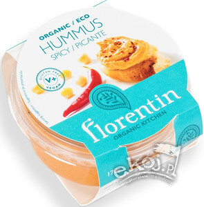Hummus pikantny świeży EKO 170g Florentin