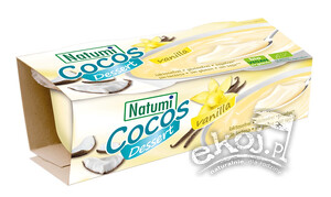 Deser kokosowy z wanilią bezglutenowy EKO 2x110g Natumi