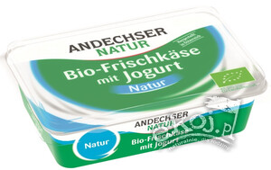 Serek kremowy naturalny 65% tł. BIO 175g Andechser