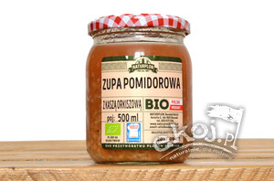 Zupa pomidorowa z kaszą orkiszową EKO 500ml Naturplon