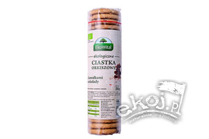 Ciastka orkiszowe pełnoziarniste z kawałkami czekolady BIO 250g Ekowital