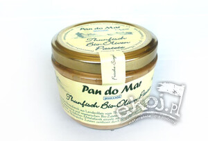 Pate z tuńczyka i BIO oliwek 125g Pan do Mar