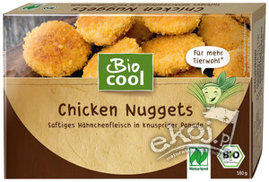 Nuggetsy z kurczaka mrożone BIO 180g Biocool