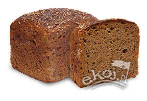 Chleb razowy orkiszowo-żytni z marchewką i cebulą na zakwasie BIO 1kg Juchowo