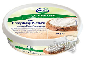 Serek śmietankowy o obniżonej zawartości laktozy BIO 150g Zuger