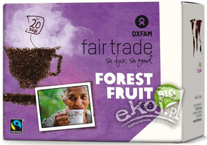 Herbata czarna owoce leśne BIO 20 torebek Oxfam