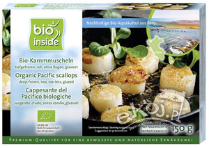 Przegrzebki peruwiańskie mrożone BIO 150g Bio Inside