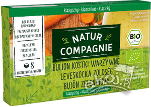 Bulion kostki warzywne bez dodatku cukru BIO 84g Natur Compagnie