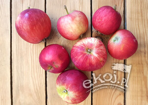 Jabłka czerwone małe EKO 1kg