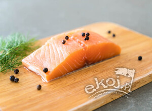 Łosoś wędzony na zimno klasa 1. ok. 250g Manufaktura Rybna