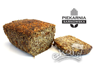 Chleb sezamowy z kaszą gryczaną 600g Piekarnia Sarnowska