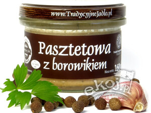Pasztetowa z borowikiem 160g Tradycyjne Jadło