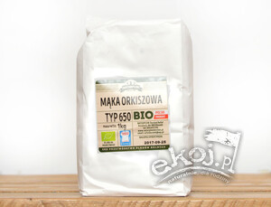 Mąka orkiszowa typ 650 EKO 1kg Naturplon