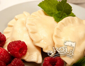 Pierogi z malinami 400g Kowal