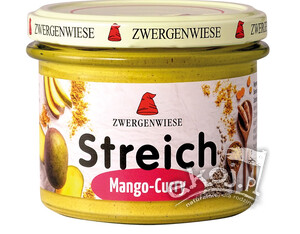 Pasta słonecznikowa z mango i curry bezglutenowa BIO 180g Zwergenwiese