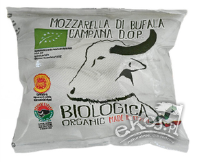 Mozzarella z mleka bawolego BIO kulka 125g Biologica
