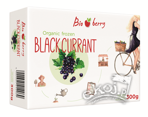 Czarna porzeczka mrożona EKO 300 g Bio Berry
