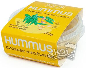 Hummus czosnek niedźwiedzi 200g Lavica Food