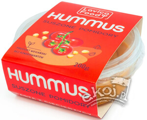 Hummus suszone pomidory 200g Lavica Food