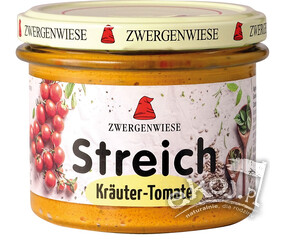 Pasta słonecznikowa z ziołami i pomidorami bezglutenowa BIO 180g Zwergenwiese