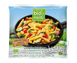 Kluski z warzywami Schupfnudel mrożone BIO 400g Bio Inside
