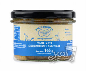 Pasztet z ryb słodkowodnych z grzybami 165g Smolin Fish