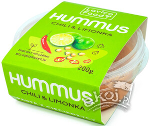 Hummus chili i limonka 200g Lavica Food
