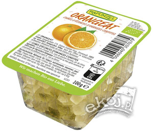 Skórka pomarańczy kandyzowana BIO 100g Rapunzel