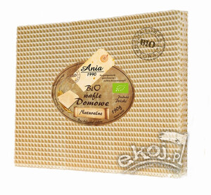 Wafle domowe NATURALNE PSZENNE bez dodatku cukrów BIO 190 Bio Ania