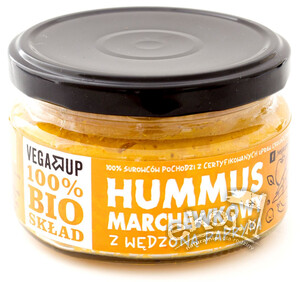 Hummus marchewkowy z wędzoną papryką BIO 190g Vega Up