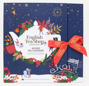 Zestaw herbatek świątecznych kalendarz adwentowy 25x2g BIO 50g English Tea Shop