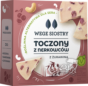 Toczony z nerkowców z żurawiną 140g Wege Siostry