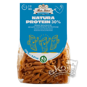 Makaron z grochu, kukurydzy, ryżu i sorgo penne bezglutenowy BIO 250g Pasta Natura