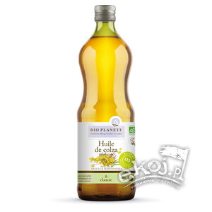 Olej rzepakowy bezwonny omega-3 BIO 1L Bio Planete