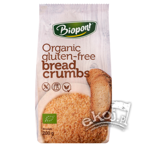 WYPRZEDAŻ Bułka tarta bezglutenowa BIO 200g Biopont