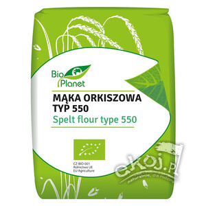 Mąka orkiszowa typ 550 BIO 1kg Bio Planet