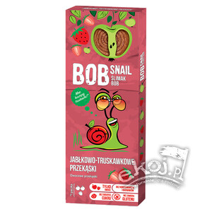 Bob Snail jabłko-truskawka 30g