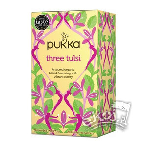 Herbata Pukka Three Tulsi EKO 20 saszetek