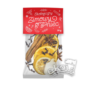 Mieszanka liofilizowana do herbaty i napojów (Zimowy grzaniec) BIO 20g Dary Natury