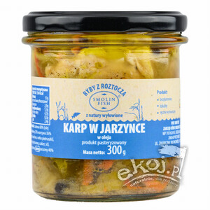Karp pieczony w jarzynce w oleju 300g Smolin Fish