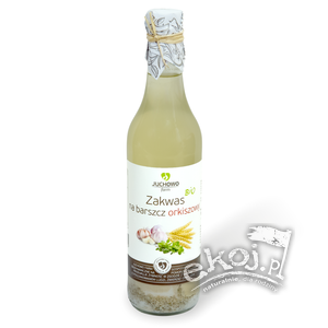 Zakwas na barszcz biały orkiszowy BIO 500ml Juchowo