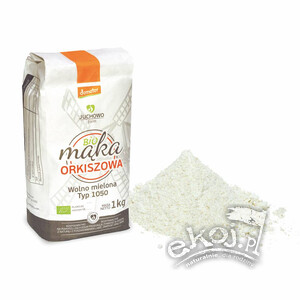 Mąka orkiszowa pełnoziarnista typ 1050 1kg BIO demeter Juchowo