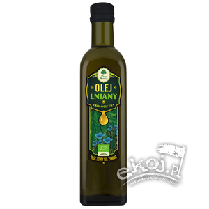 Olej lniany BIO 250ml Dary Natury