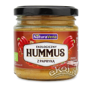 Hummus z papryką BIO 185g Naturavena