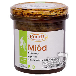 Miód gryczany BIO 400g Pucer