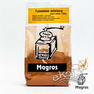 Cynamon mielony bezglutenowy 100g Magros