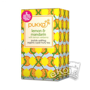 Herbata Pukka Lemon & Mandarin EKO 20 saszetek