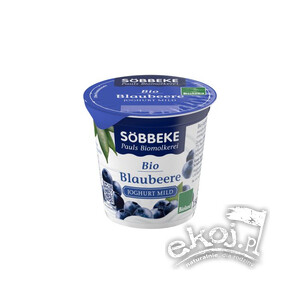 Jogurt jagodowy BIO 150g Sobbeke