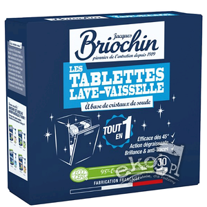Tabletki do zmywarek silnie odtłuszczające 30szt Briochin