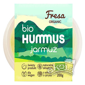 Hummus z jarmużem BIO 200g Fresa Organic